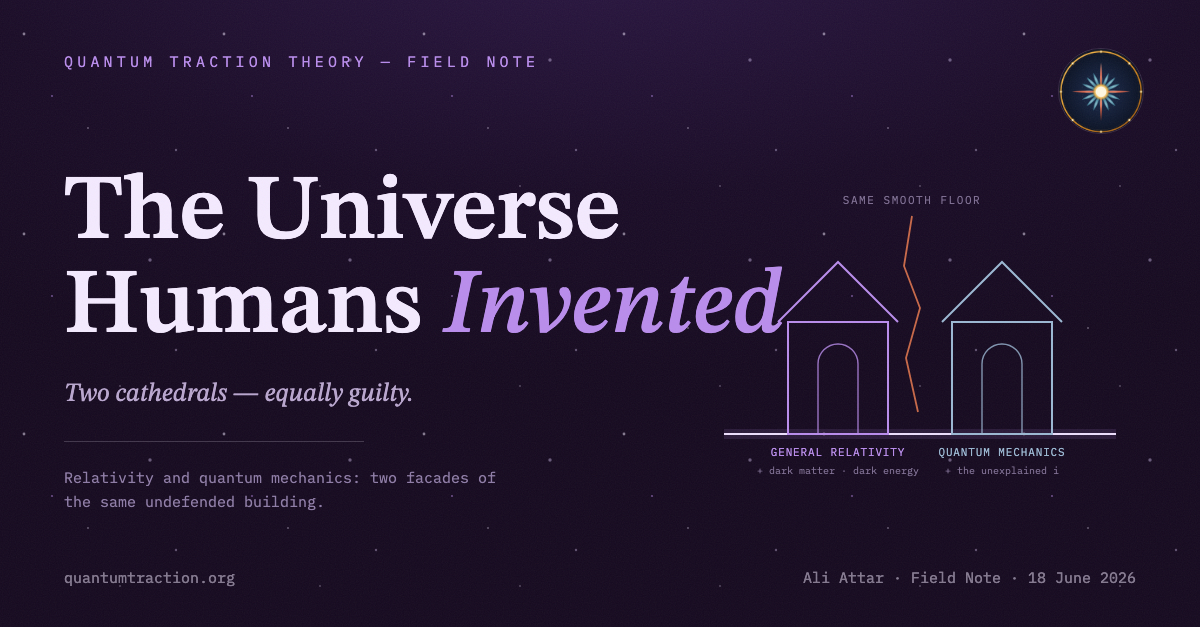 Two cathedrals on the same smooth floor: general relativity and quantum mechanics.